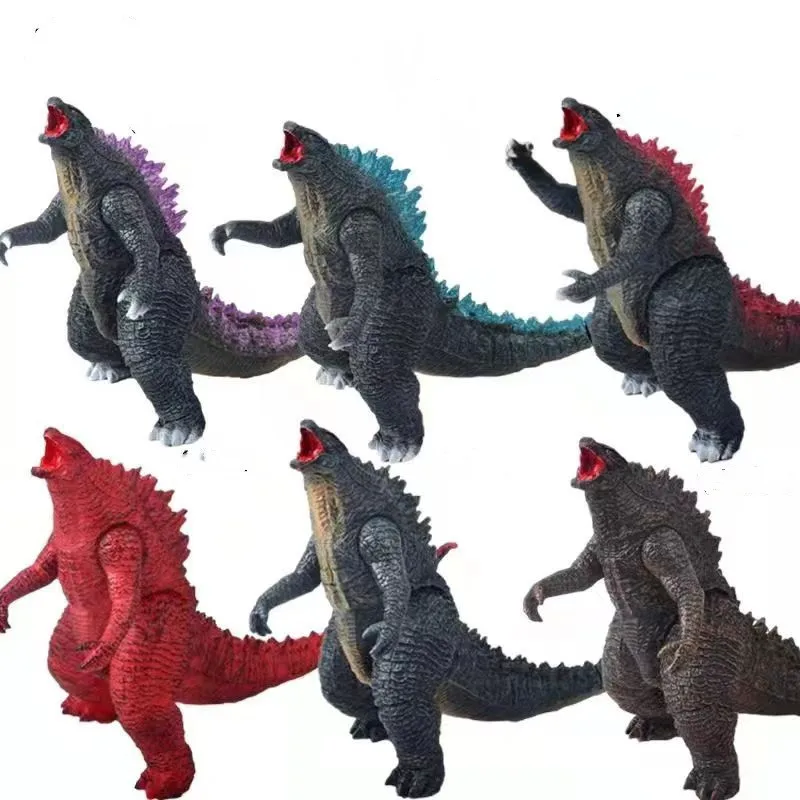 Новый аниме Godzilla King Of The Monsters Gojira Dinosaur Figma Soft Glue Фигурка Модель Кукла Игрушка