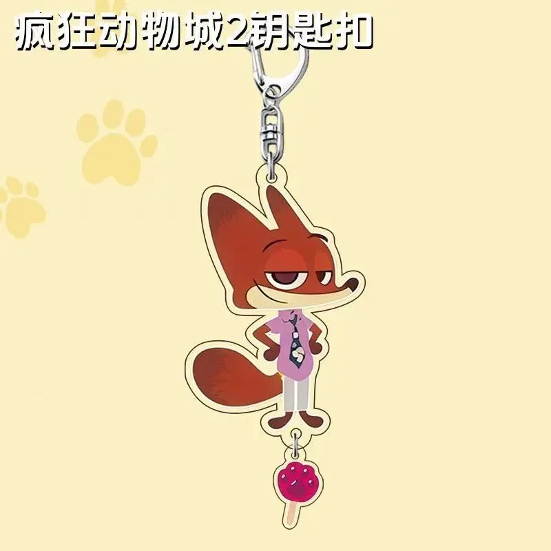 Фото Периферийные устройства аниме Zootopia 2, фигурка Гэри, двухслойный акриловый брелок, фигурка Pawbert Lynxley, акриловый кулон, Cos Nick Toys №3