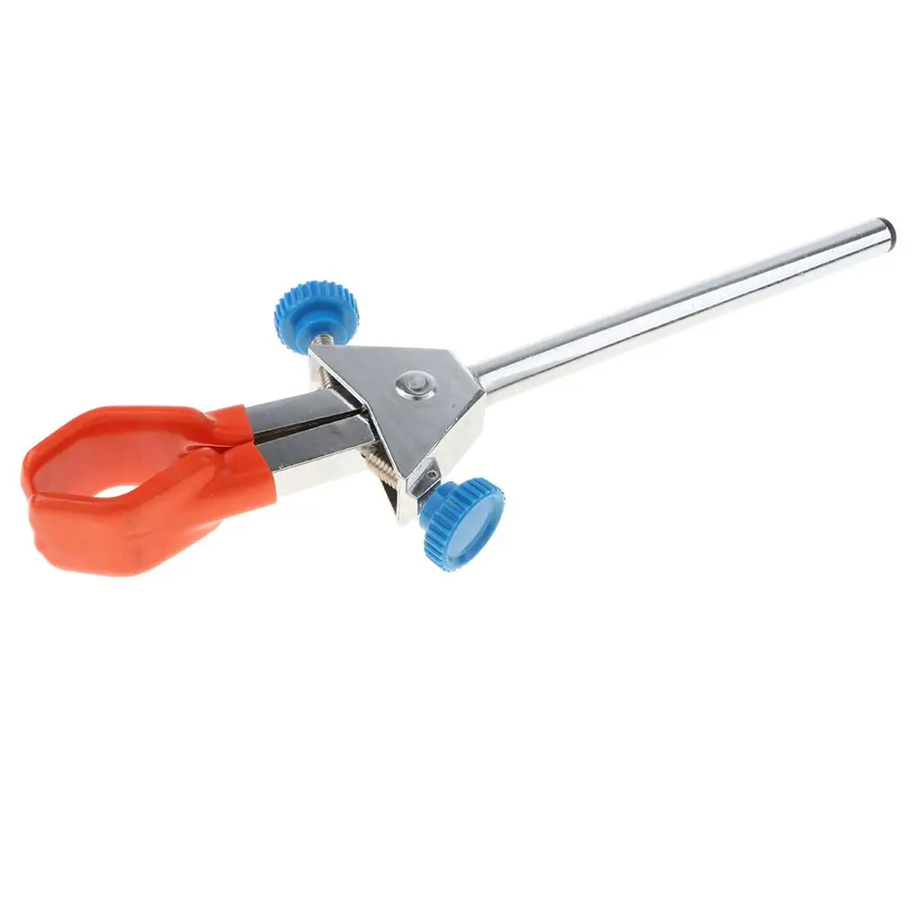 

Lab Two Finger Condenser Clamp Holder with Skidproof Rubber Coated Jaws