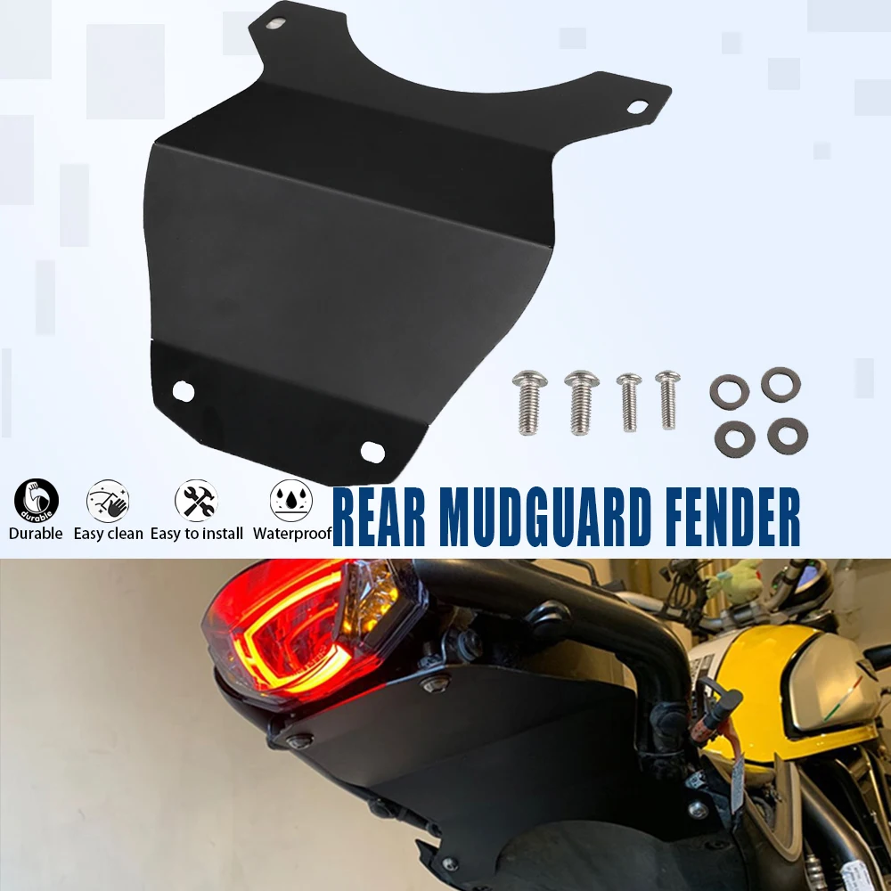 

Motorcycle For Ducati Scrambler 800 Icon Full Throttle Urban Enduro Scrambler 400 sixty 2 Rear Fender Splash Guard Mudguard part