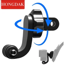 HONGDAK-Gopro 11 10 어댑터 마운트, Go Pro Hero 받침대 360 ° 수직 브래킷, Xiaomi DJI Osmo 액션 카메라 액세서리