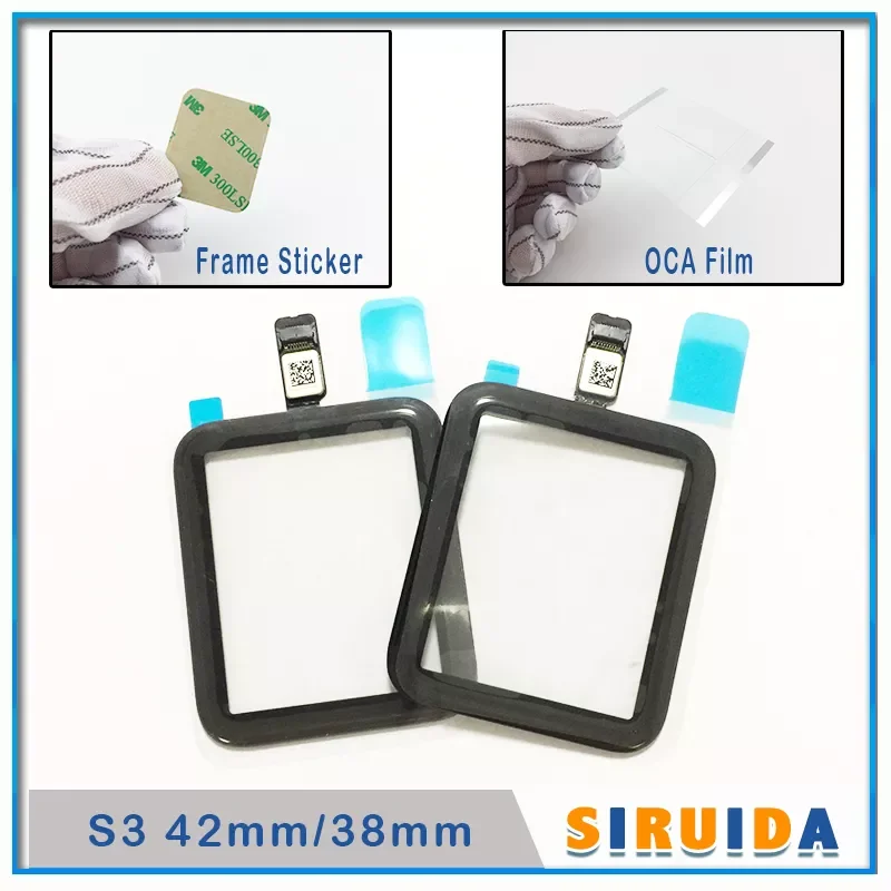 

The newThe new1Pcs 42mm 44mm For Apple Watch Series 6 5 4 3 S2 S3 S4 SE S5 LCD Front Touch Screen Digitizer Sensor Glass Lens Re