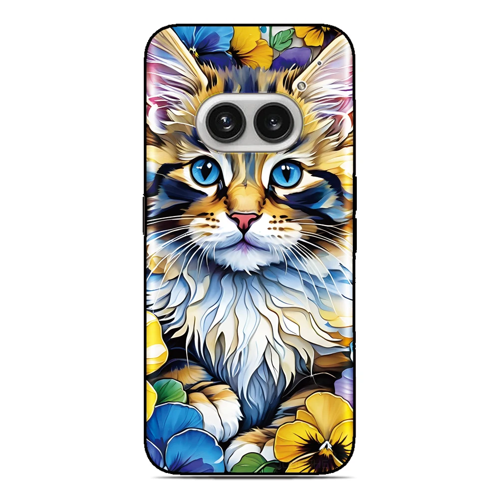 Фото Чехол для телефона «Кошачий котенок» для Oukitel P1 C60 C59 C58 C57 WP50 C53 C51 C50 C38 C36 C35 C33 C32 C23 C22 C21 C19 Pro ТПУ Мягкий чехол №2