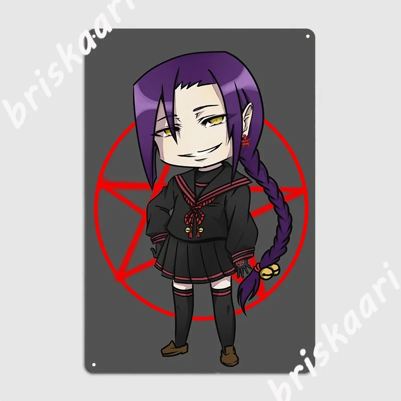 

Magane Chikujoin Chibi металлический знак для кинотеатра