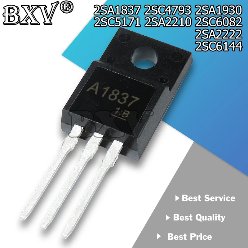 

10PCS/LOT 2SA1837 2SC4793 2SA1930 2SC5171 GEPYUN 2SA2210 2SC6082 2SA2222 2SC6144 TO-220F