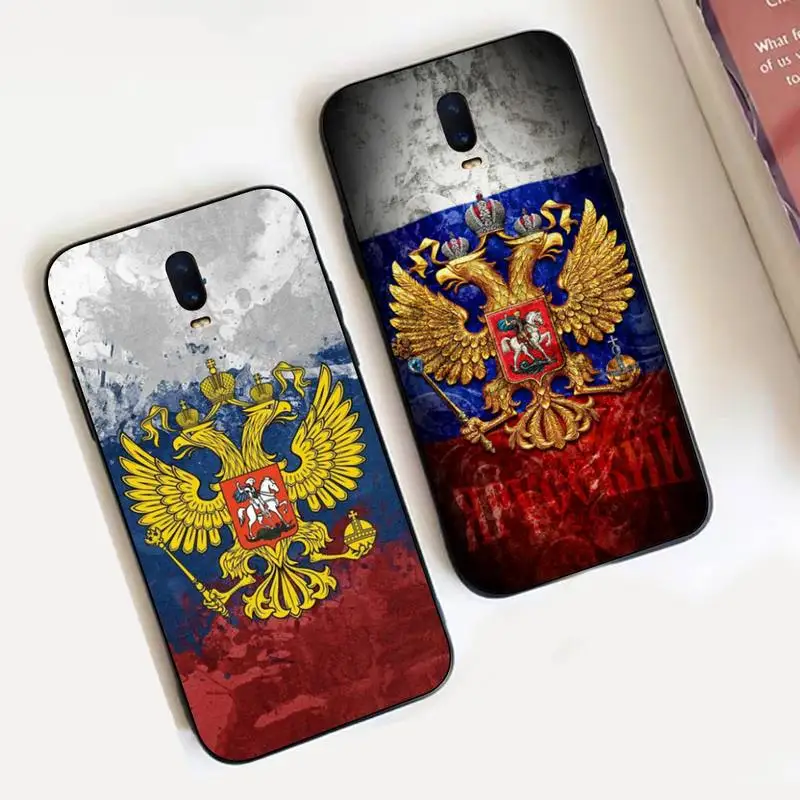 

Russia Russian Flags Emblem Phone Case For Oppo Reno Realme C3 6Pro Cover For vivo Y91C Y17 Y19 Funda Capa