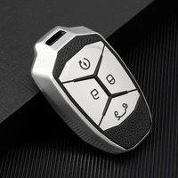 leather tpu car key cover protect case shell bag for lynkco 01 phev 02 03 05 2017 2018 smart 3button folded accessories