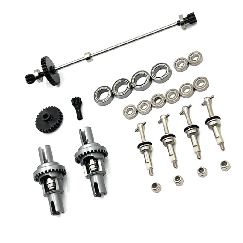 

Metal Drive Shaft Driving Gear Differential Set For Wltoys 284131 K969 K979 K989 K999 P929 1/28 RC Car Upgrades Parts