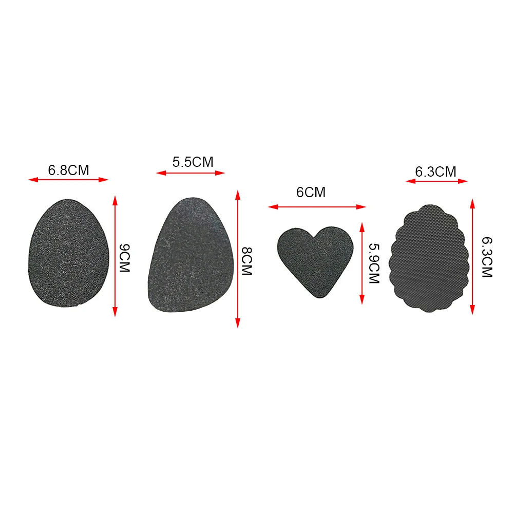 Wear-resistant Anti-slip Outsole Protection Patches For High Heels Soles Rubber Repair Self-Adhesive Stickers Scratch Resistant