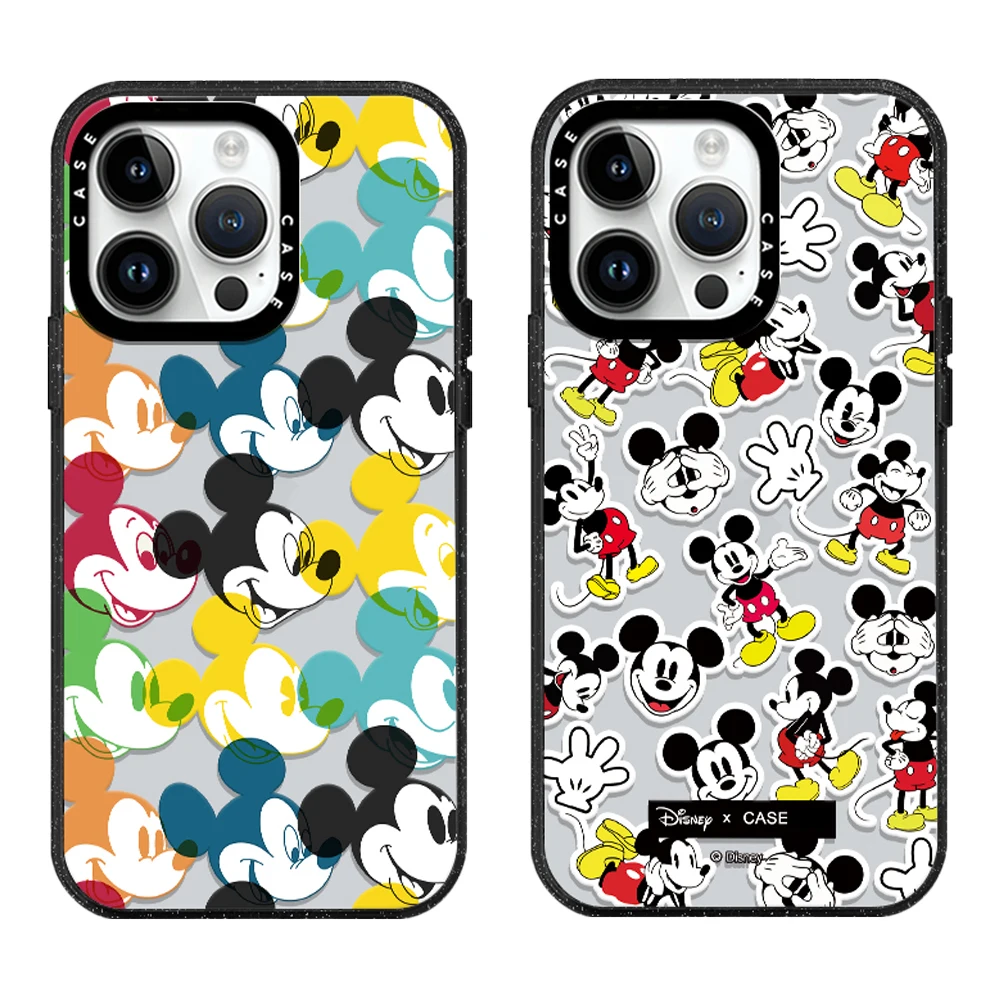 Акриловый чехол для телефона с изображением Микки Мауса Disney iPhone 16 15 14 13 12 11 Pro Max Plus