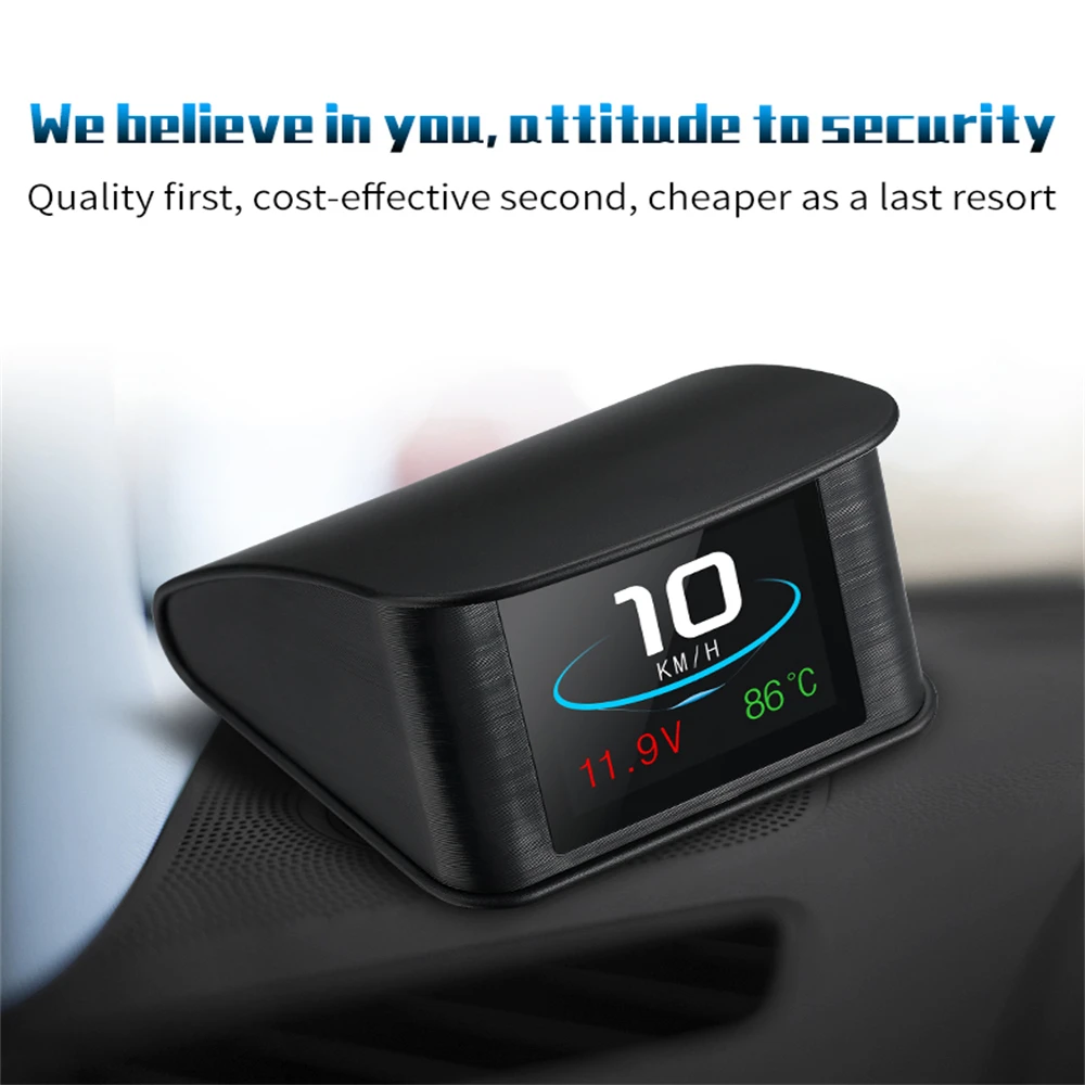 P10 Автомобильный дисплей OBD2 проекционный OBD на борту компьютера цифровой
