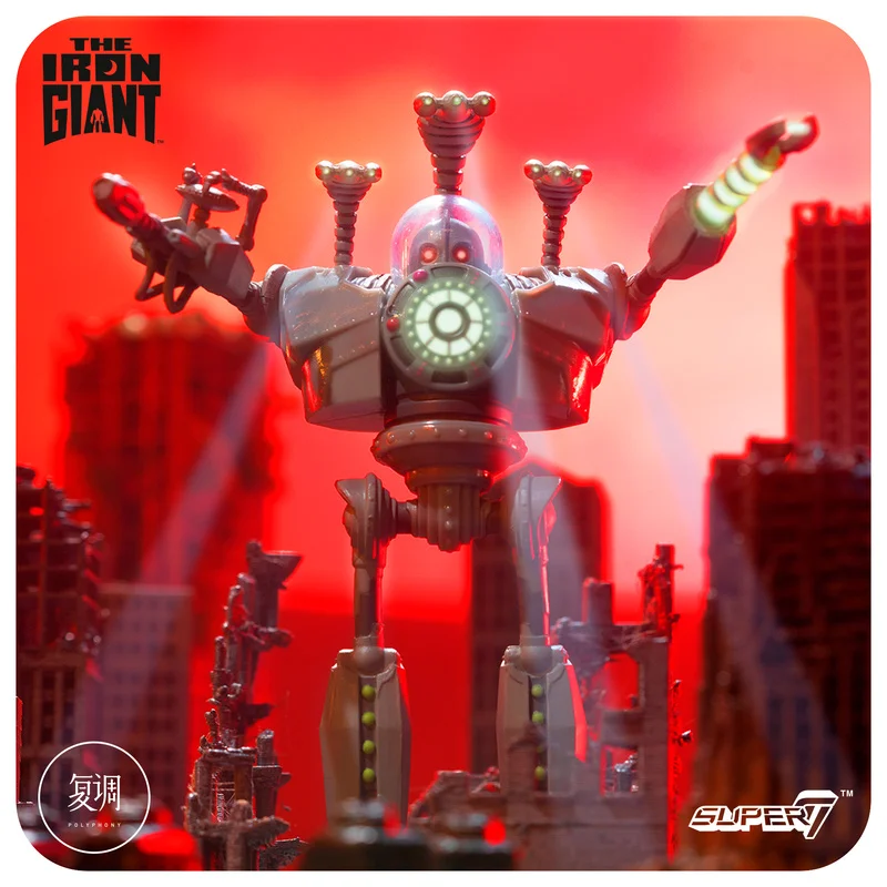 Фото В наличии: Super7 The Iron Giant, серия фигурок на блистерной упаковке, коллекционные украшения, модели персонажей из анимационного фильма, игрушки, подарки №4