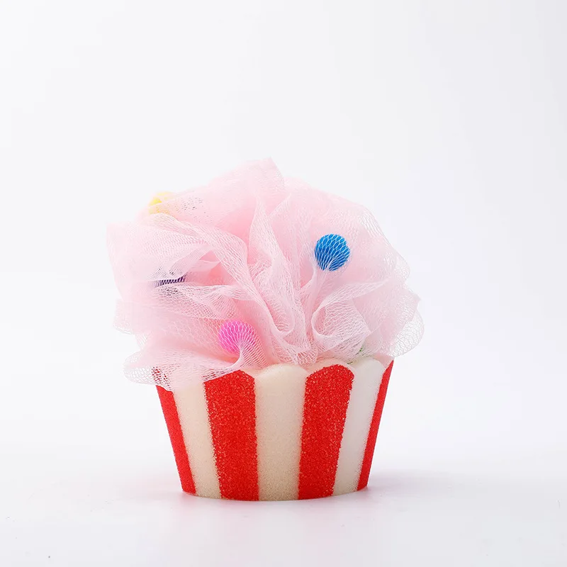 Детская ванна хлопковая мороженое милый мультяшный губка новорожденным уход за кожей ванна очищение детский подарки.