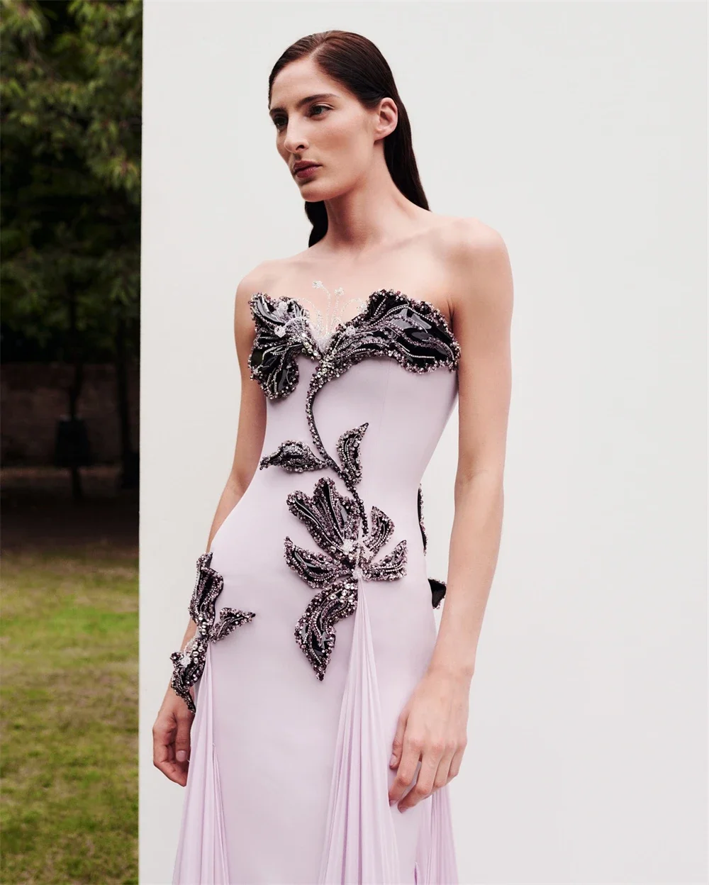 Вечернее платье по индивидуальному заказу для выпускного вечера милое