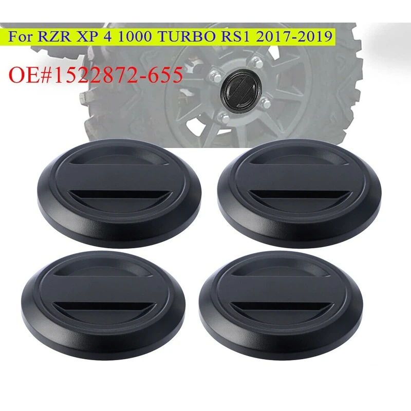 

4Pcs/set UTV Tire Wheel Hub Caps Center Cover for Polaris RZR 1000 XP Turbo XP4 Ranger 2017-2021 1522872-655
