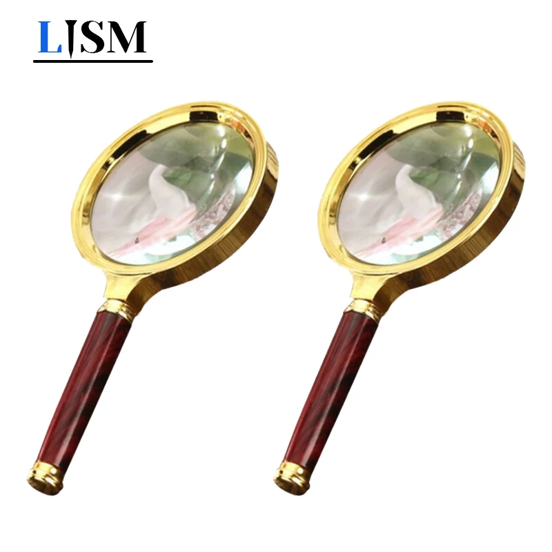 Ручная лупа для чтения увеличительное стекло высокой четкости идентификации