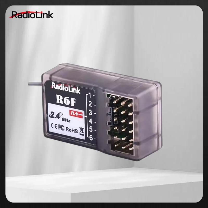 RadioLink R6F 2 4 ГГц 6CH Высокое качество 2018 Аксессуары для радиоуправляемого приемника