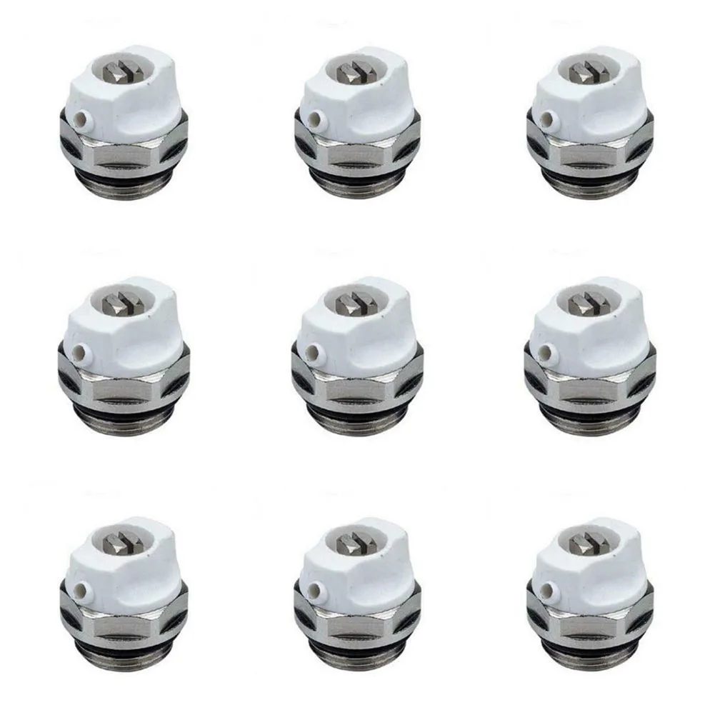 

1/5pcs 1/2 Inch Air Vent Radiator Bleed Valve Blanking Plug Manual Heating Valve For Central Heating Systems Manual Ventilation