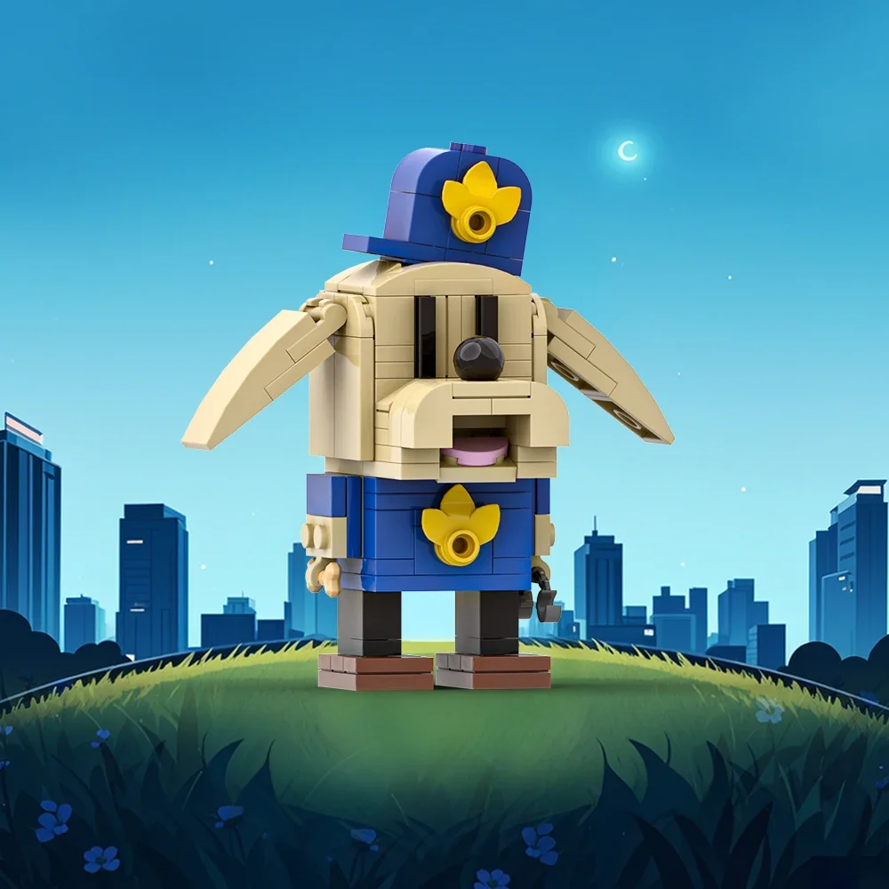 BuildMoc Детективная собака из блоков