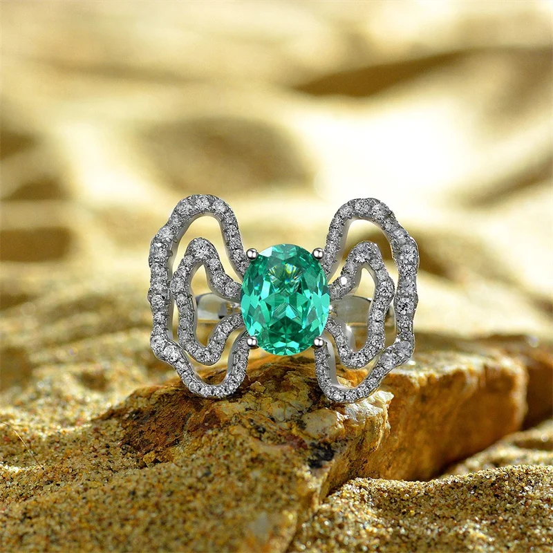 

Designer Fashion 925 Sterling Silver Jewelry 3A Cubic Zirconia Party Ring