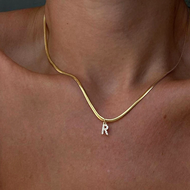 

Женское Ожерелье из нержавеющей стали с 26 надписями