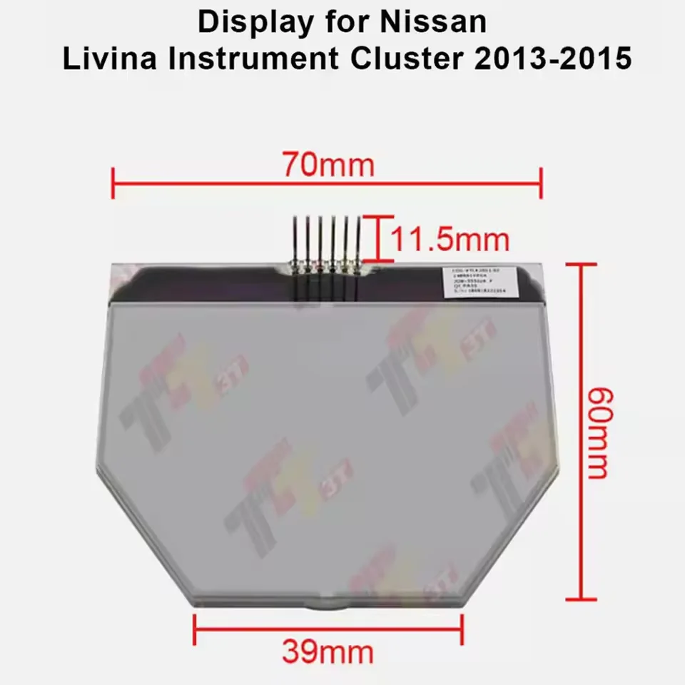 Фото ЖК-дисплей приборной панели для Nissan Livina, Juke, Sunny, Versa, Almera – Замена приборной панели №1