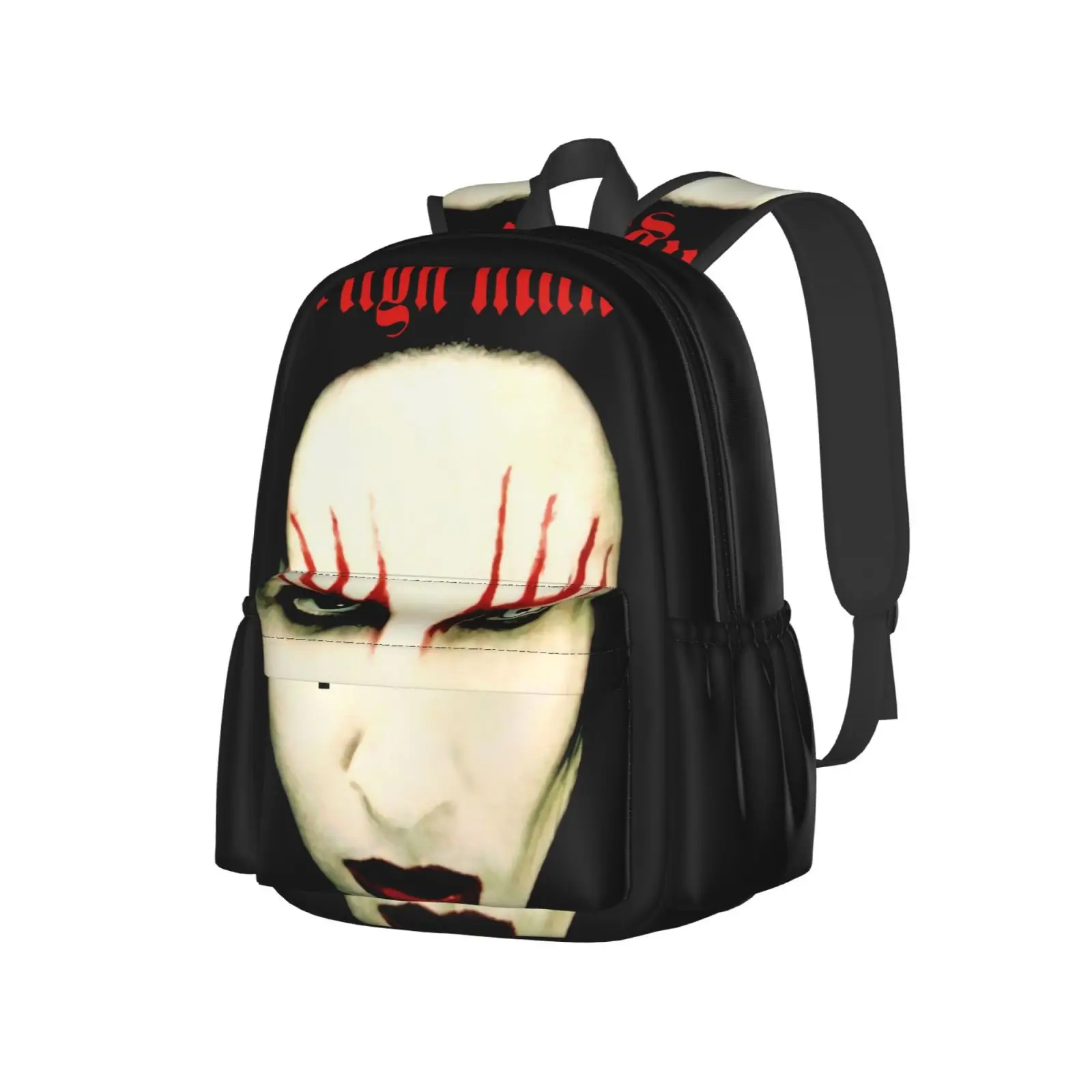 

Официальная мужская сумка Marilyn Manson с красными губами, сумка для экрана для девочек, тканевая сумка, сумки, сумка для обуви для школы, милая су...