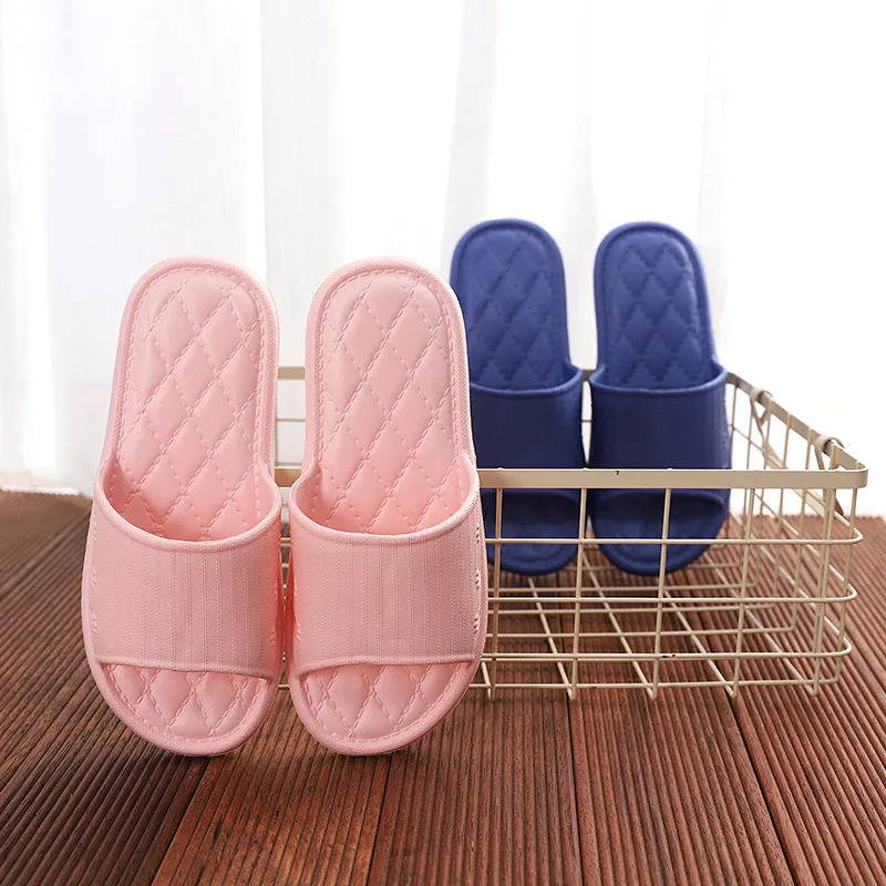 Non-Slip Slippers Men Women Indoor Home Slides Bathroom Waterproof Shoes Soft Bottom Outer Wear Sandals