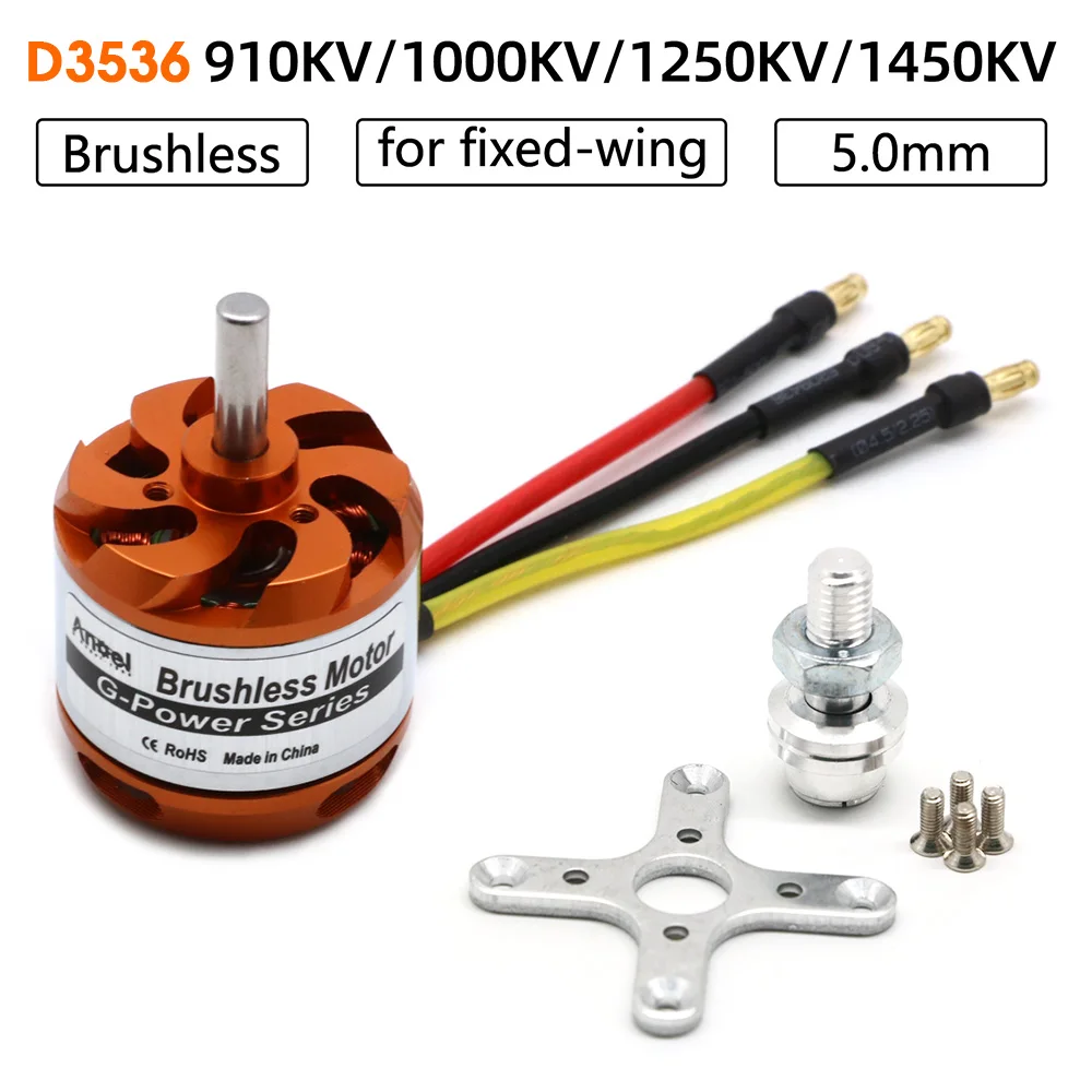 D3536 910KV 1000KV 1250KV 1450KV бесщеточный Outrunner мотор для мини мультикоптеров радиоуправляемый самолет вертолет