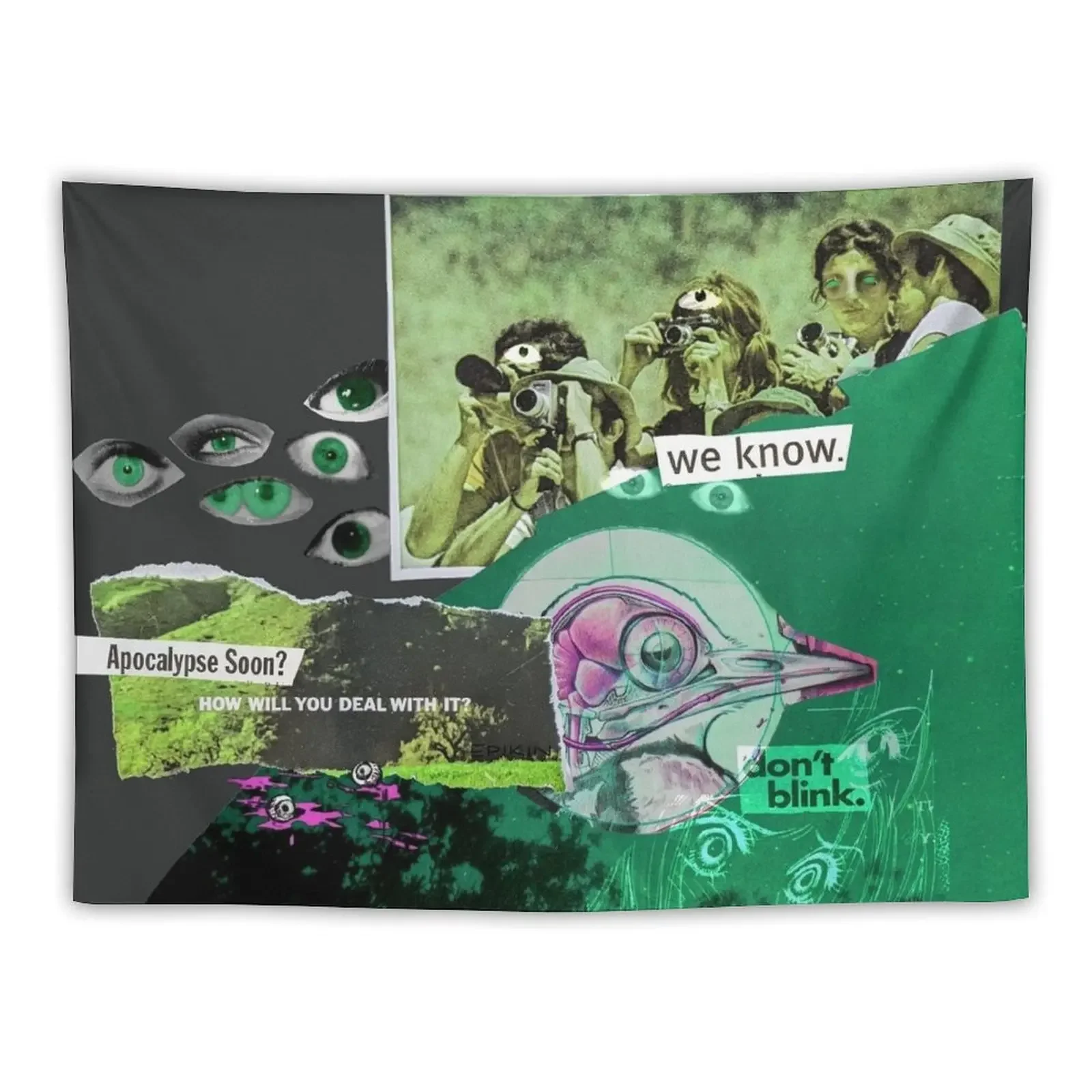 Безсегментный ватчер гобелен кавайное украшение для комнаты эстетический