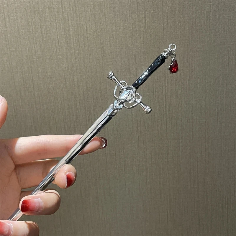 

2023 панк рубиновый стиль шпилька для волос модный простой современный головной убор инструменты для волос ювелирные изделия Аксессуары для волос