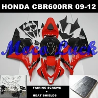 injection mold abs fairings kit fit for honda cbr600rr f5 2009 2010 2011 2012 09 10 11 12 bodywork red black