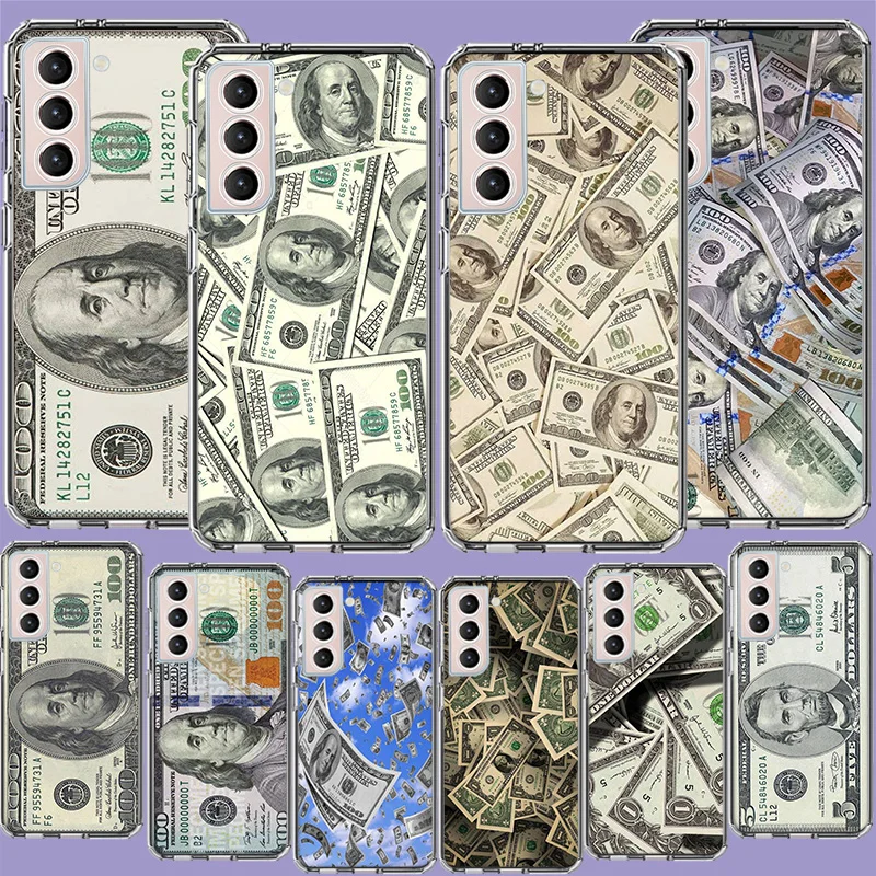 

Banknote Dollar Cash Money Phone Case For Galaxy Samsung A10 A20E A30 A40 A50 A70 A01 A11 A21 A21S A31 A41 A51 A71 5G A9 A8 A7 A