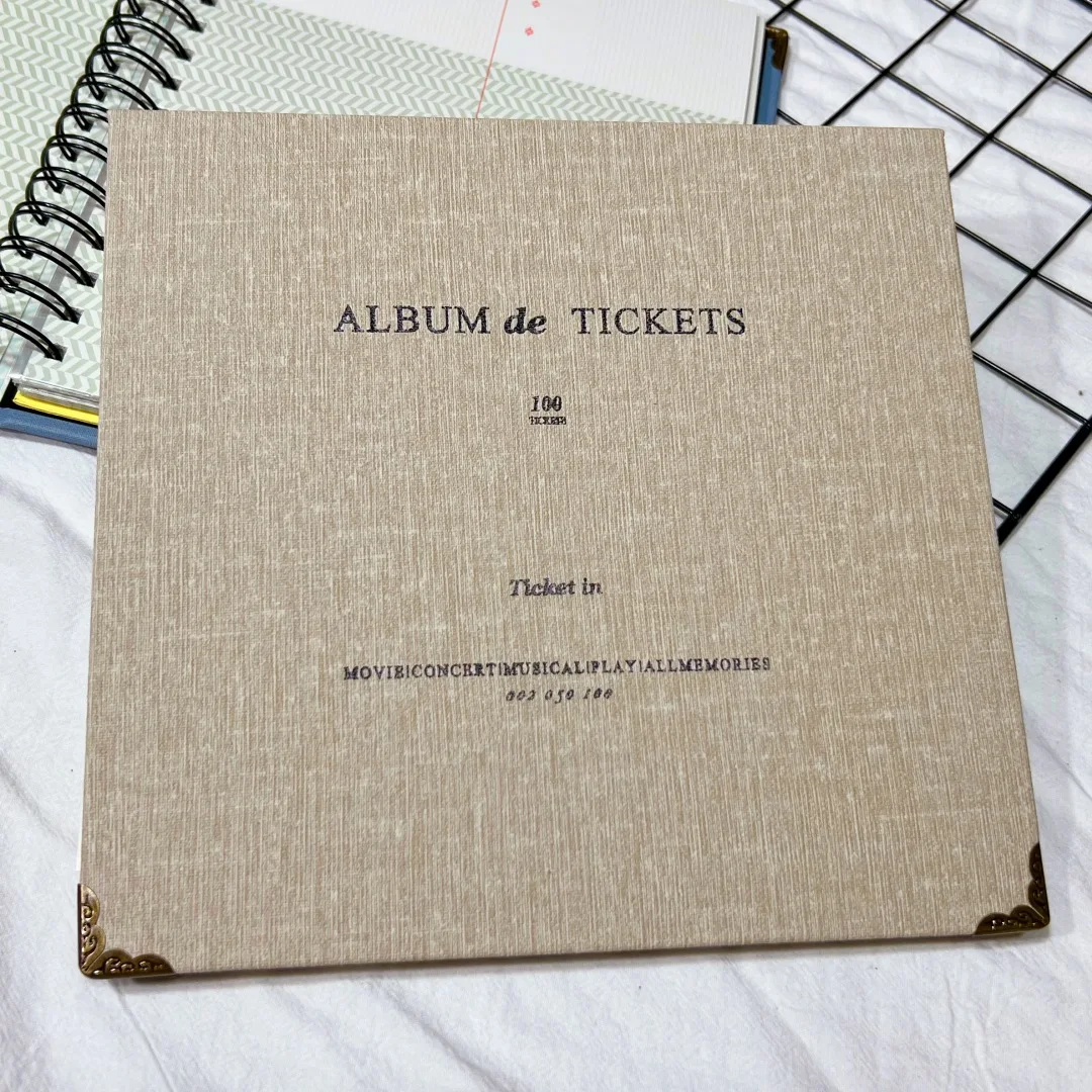 

Альбом «сделай сам», концертные билеты, дневная книга, бумажные интерлисты, коллекционные фильмы, коллекционные альбомы, 18 цветов