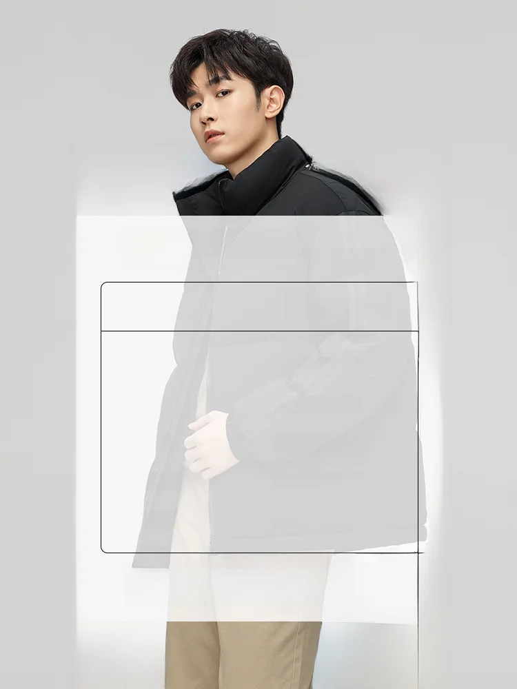 Парная короткая куртка на утином пуху для мужчин и женщин новинка зимы 2024 модное