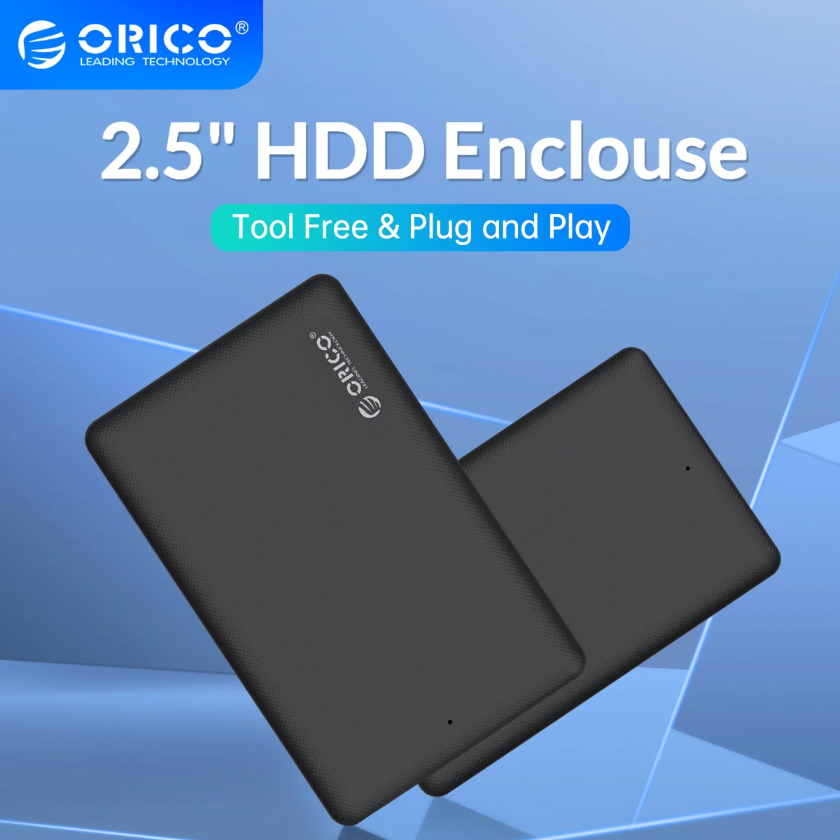 ORICO-funda de HDD de 2,5 pulgadas, adaptador SATA 3,0 a USB3.0 HDD, Enclouse SSD para Samsung Seagate SSD HDD, caja externa
