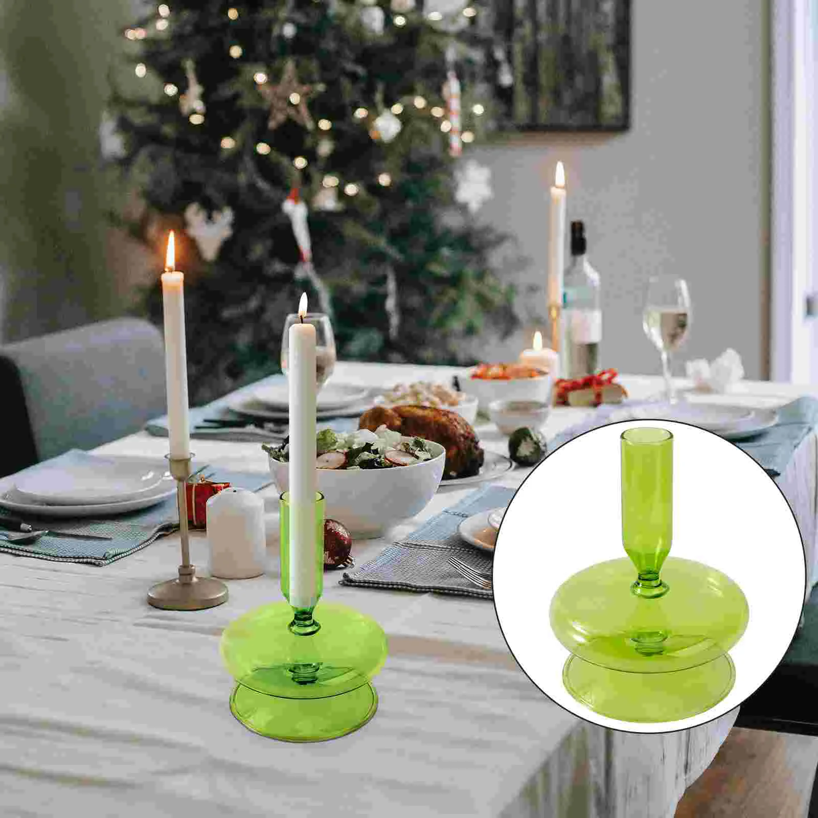 

Geometric Vase Glass Tall Stand Taper Holder Candlestick Holders Centerpieces Tall Votive Holders