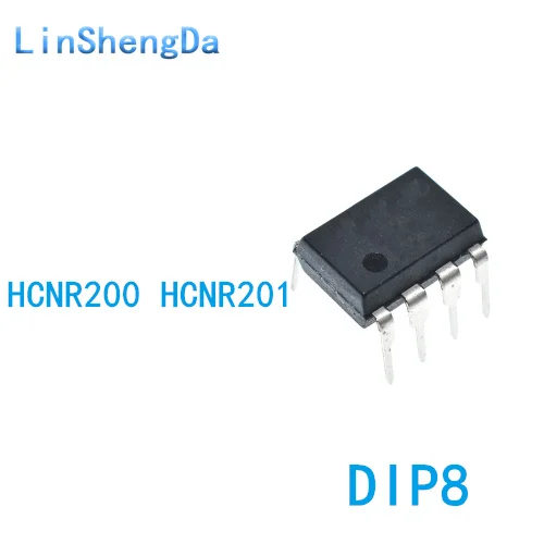 

10PCS HCNR200 DIP8 inline wide body original high linear optocoupler isolator HCNR201 500E 550E