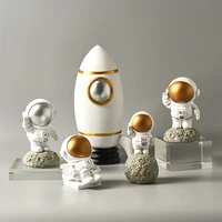 creative astronaut statue mini spaceman sculpture living room decoration accessories couple gift art room decoration jewelry