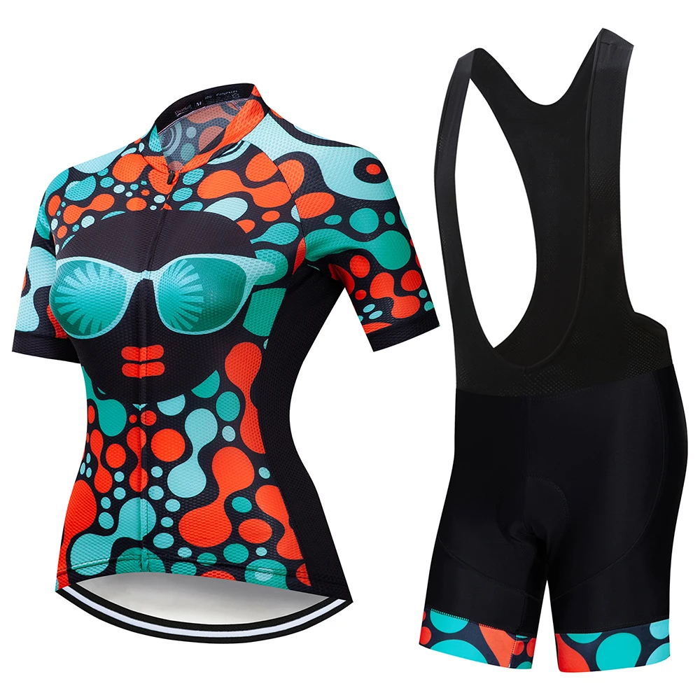 

Summer NEW Women's Short Cycling Jersey Suit MTB Bike Clothing Ciclismo Outdoor Sportswear 2022 Bike Roupa De Ciclismo Feminina
