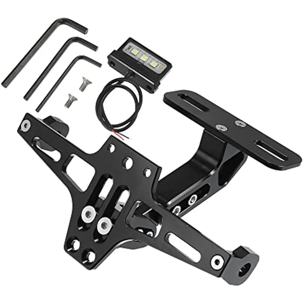 

Motorcycle License Plate Bracket Universal Motorcycle Fender Eliminate Kit for OEM Turn Signal Light