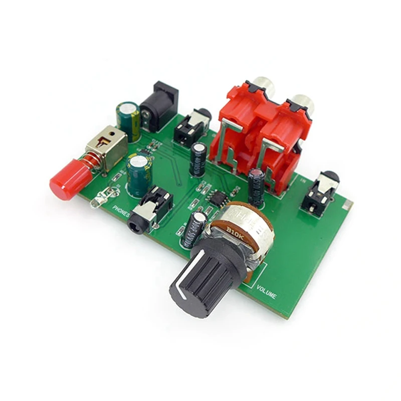 

2-Channel Preamplifier Tone Control Board Kits Speaker Amplifiers DIY Mini Preamp Stereo Adjust 83X48mm