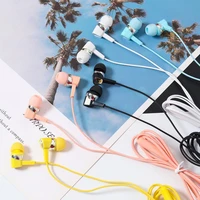 high quality anti winding noise reduction 3 5mm in ear hd compatible call earphone audio accessories earbud wired earphone