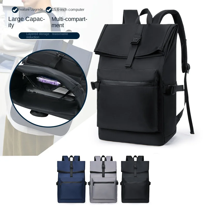 Fashion Man Business Backpack Waterproof Book Bag Female Mochila Schoolbag for Teenage Travel 15.6 Inch Laptop Rucksack 2023 백팩