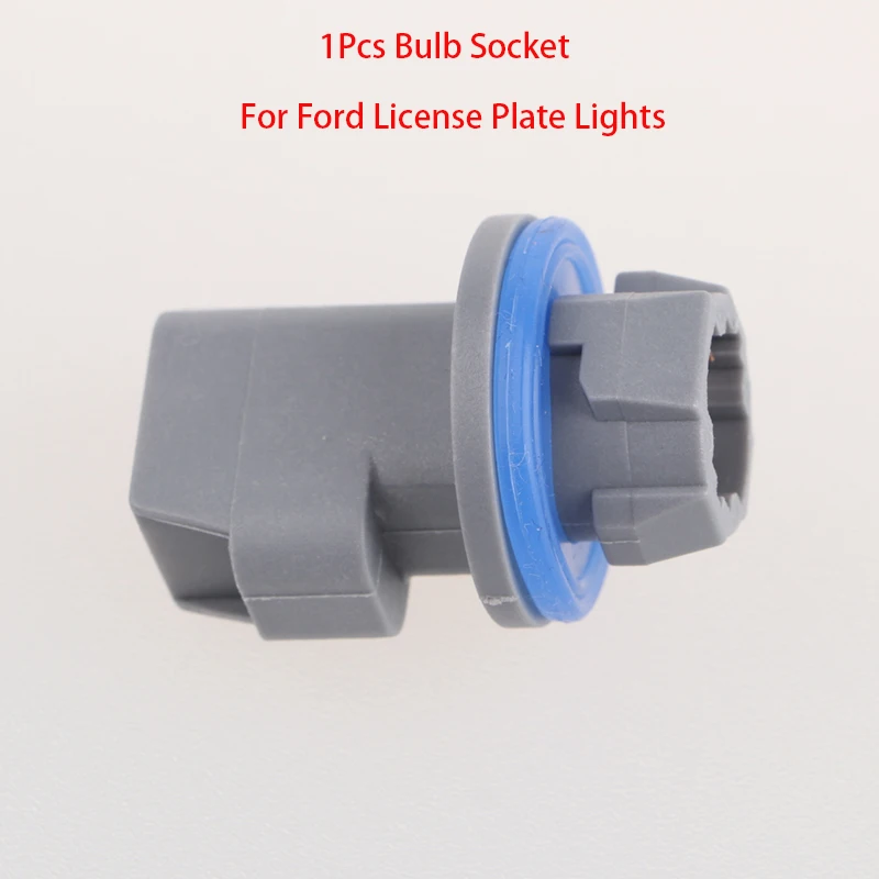 1Pcs F81Z13411AA For Ford F150 F250 F350 License Plate Lights Socket Bulb Holder Base Accessories