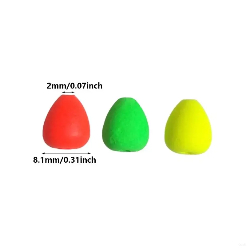 G6DE 10PCS/50PCS FOAM FLOAKS Овальные индикаторы ловли нахлы