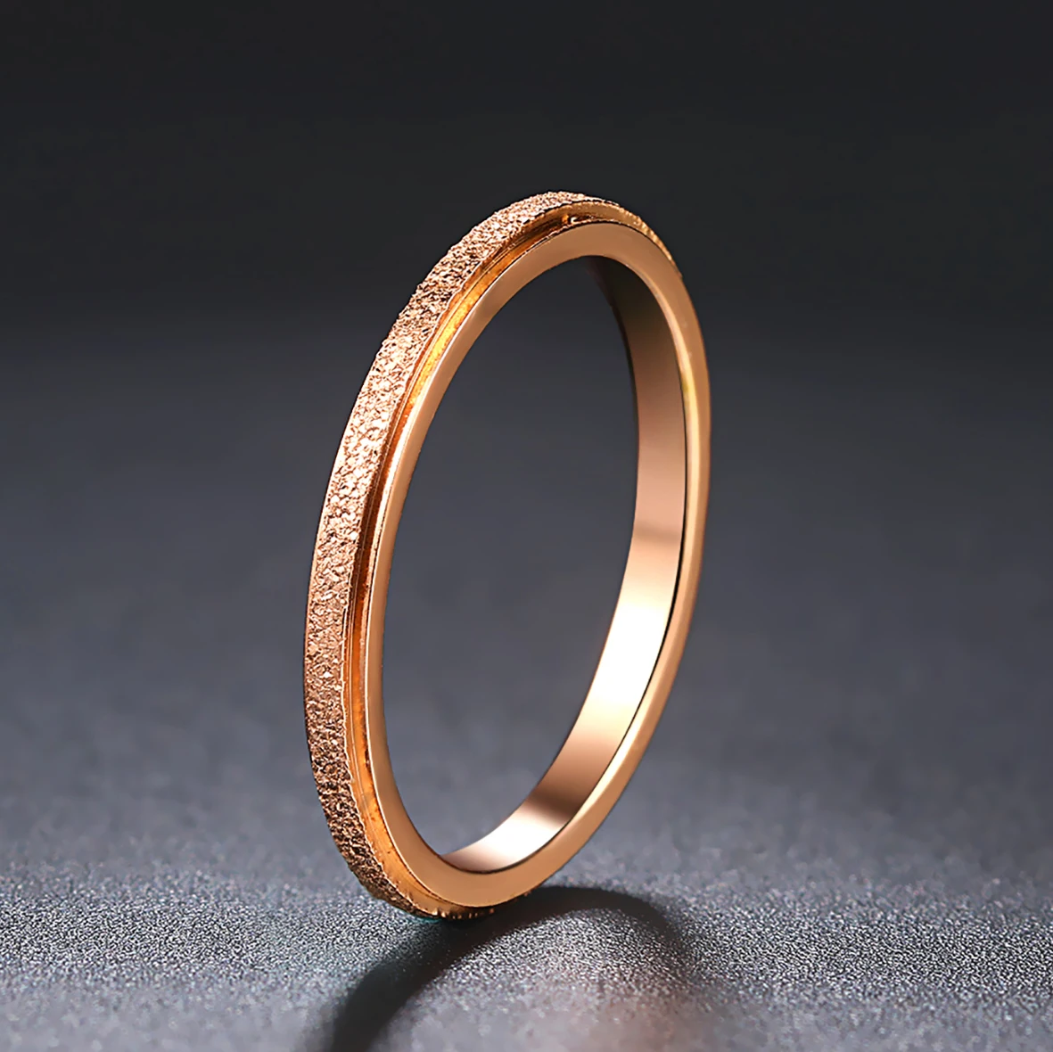 Модные парные кольца с матовой поверхностью для женщин и мужчин простые изящные