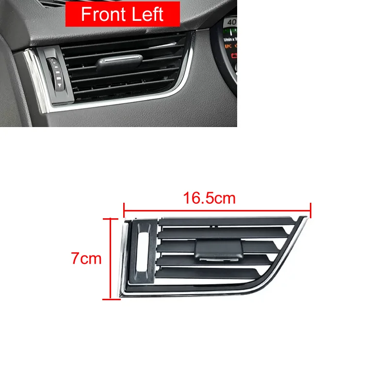 Фото Центральная левая/правая вентиляционная решетка кондиционера для Skoda Octavia 3 A7 5E MK3 2015-2021, номера деталей 5E0820951C, 5E0820951D №3