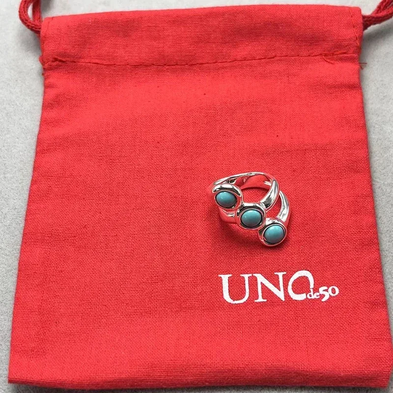 UNOde50 2023 новинка хит продаж в Европе и Америке модное кольцо высокого качества с