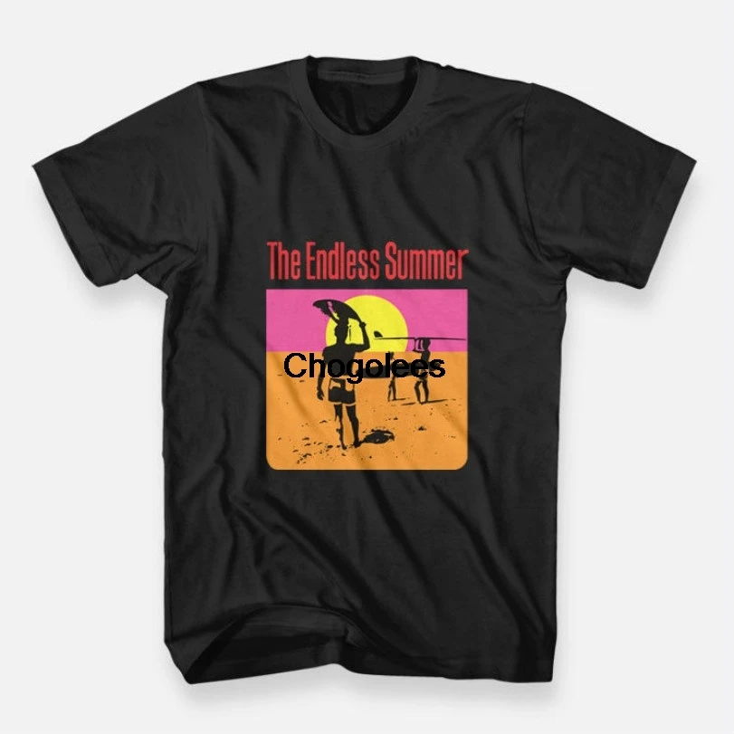 Мужская хлопковая футболка с рукавами The Endless Summer Surfers Movie |